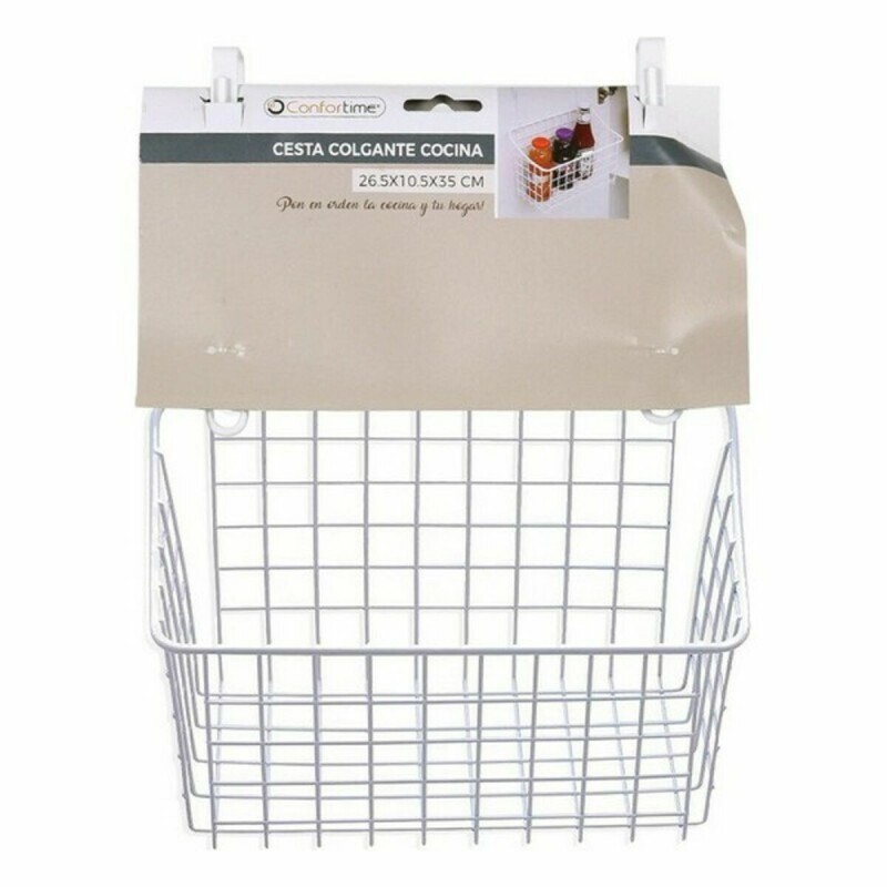 Panier Multi-usages Confortime Aluminium (27 X 11 x 35 cm) - Acheter à 5,96 € seulement chez Collector's Boutique