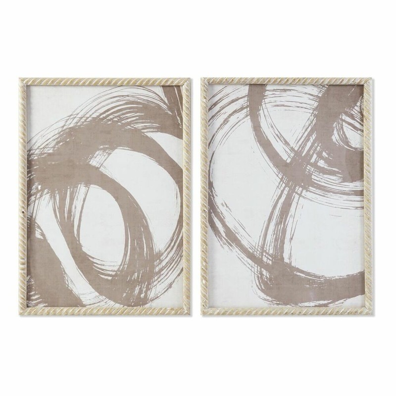 Cadre DKD Home Decor Abstrait Moderne (50 x 2,5 x 70 cm) (2 Unités) - Acheter à 88,97 € seulement chez Collector's Boutique