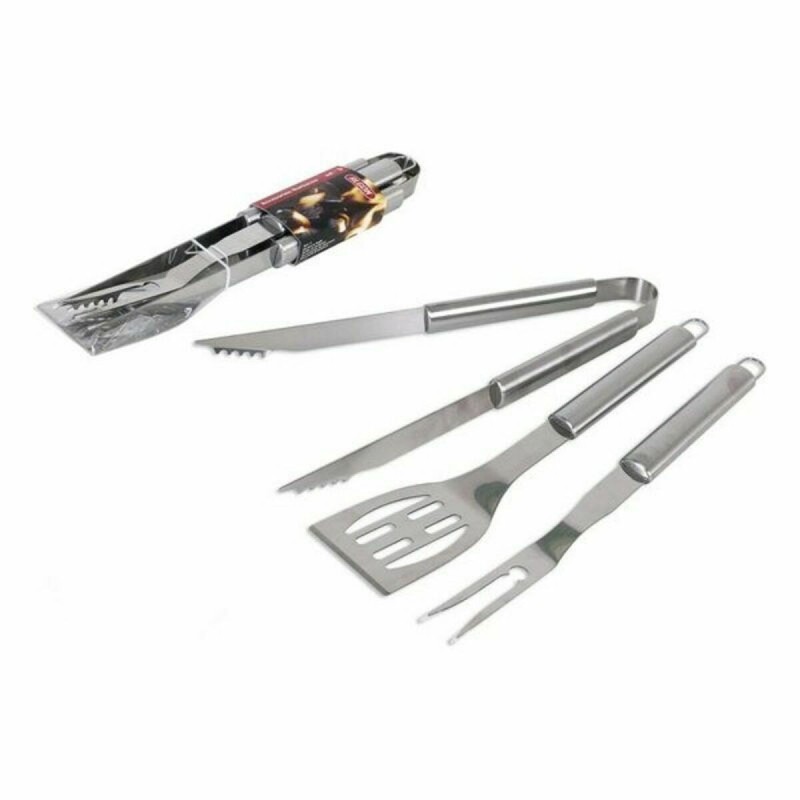 Ustensiles pour Barbecues Algon (3 Pcs) Argenté - Acheter à 7,85 € seulement chez Collector's Boutique