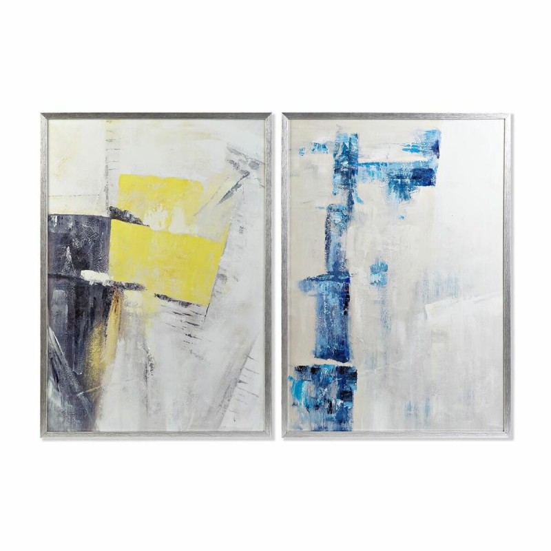 Cadre DKD Home Decor Abstrait (2 Unités) (70 x 3 x 100 cm) - Acheter à 87,76 € seulement chez Collector's Boutique