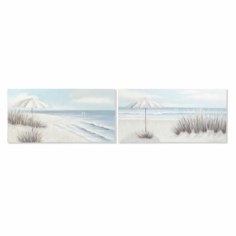 Cadre DKD Home Decor Plage méditerranéen (140 x 3 x 70 cm) (2 Unités) - Acheter à 87,77 € seulement chez Collector's Boutique