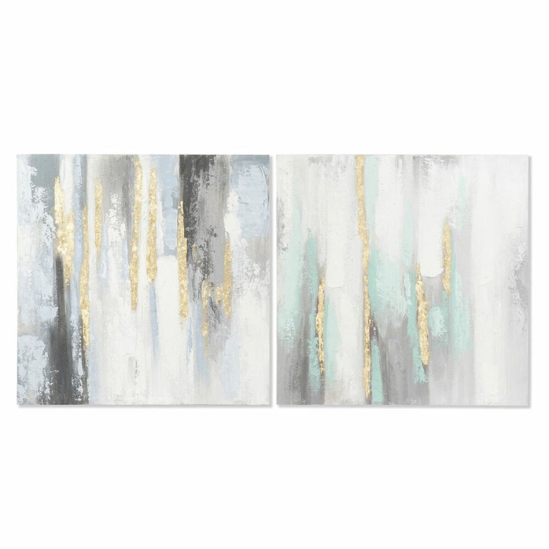 Cadre DKD Home Decor Abstrait Moderne (80 x 3 x 80 cm) (2 Unités) - Acheter à 58,48 € seulement chez Collector's Boutique