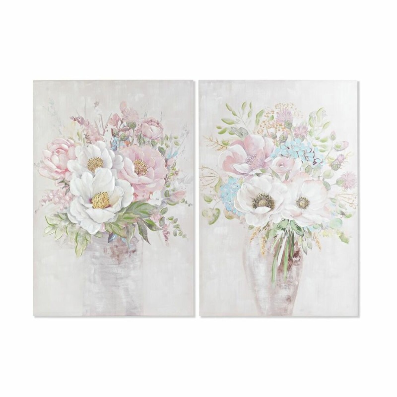 Cadre DKD Home Decor Vase Shabby Chic (80 x 3 x 120 cm) (2 Unités) - Acheter à 90,08 € seulement chez Collector's Boutique