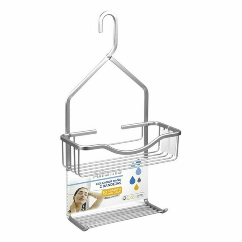 Rangement de douche Confortime Alluma 2 Etagères (27,8 x 11,6 x 49 cm) - Acheter à 13,90 € seulement chez Collector's Boutique