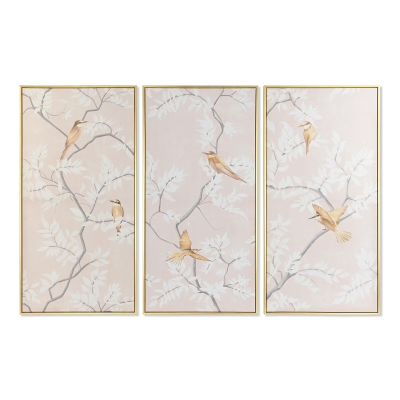 Cadre DKD Home Decor Oriental Oiseaux (60 x 4 x 120 cm) (3 Unités) - Acheter à 161,02 € seulement chez Collector's Boutique