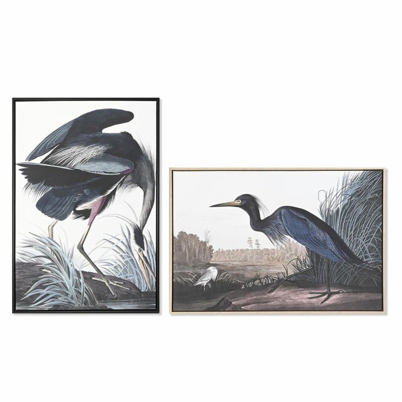 Cadre DKD Home Decor Oiseau Oriental (63 x 4 x 93 cm) (2 Unités) - Acheter à 87,55 € seulement chez Collector's Boutique