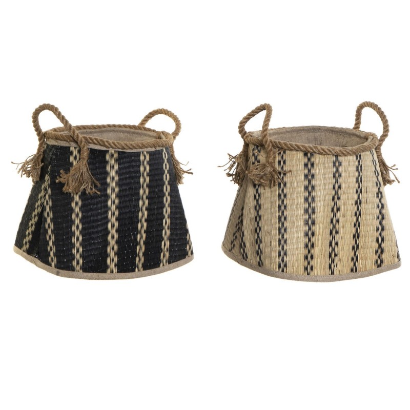 Panier DKD Home Decor Fibre (31 x 31 x 28 cm) (2 Unités) - Acheter à 60,58 € seulement chez Collector's Boutique