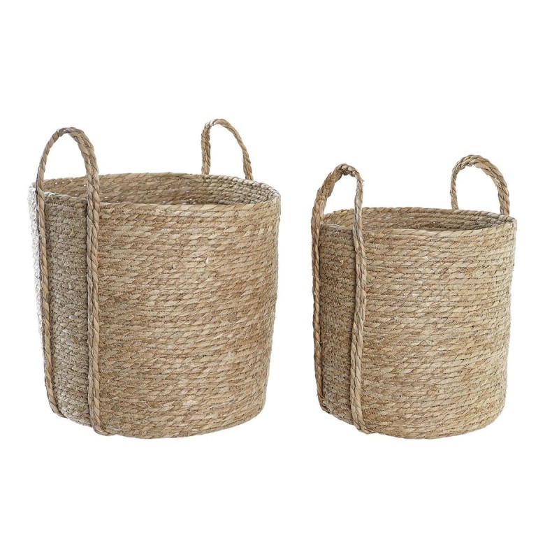 Set de basket DKD Home Decor Fibre (40 x 40 x 50 cm) - Acheter à 74,24 € seulement chez Collector's Boutique