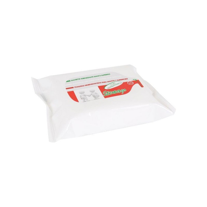 Lingettes Désinfectantes (16,5 x 12 x 3 cm) (20 uds) - Acheter à 1,12 € seulement chez Collector's Boutique