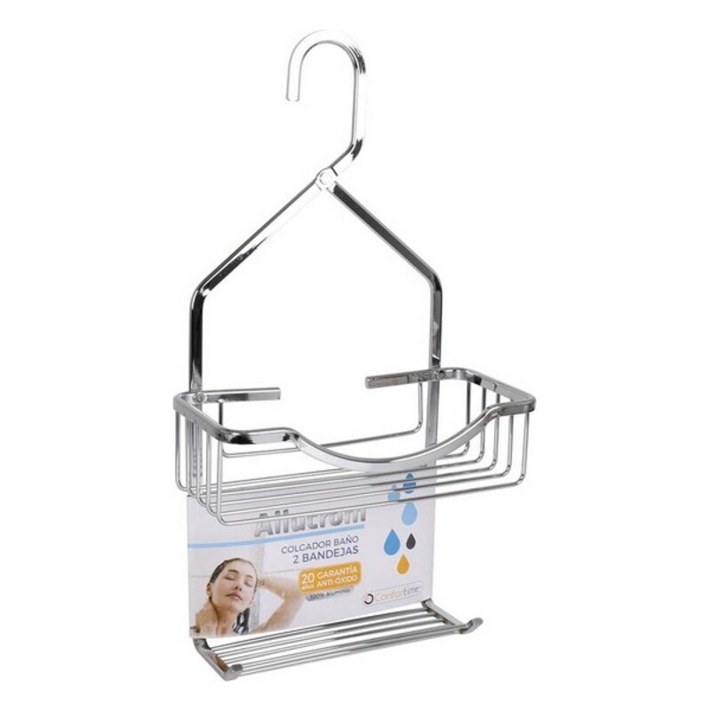 Rangement de douche Confortime Aluminium antioxydante (27,8 x 11,6 x 49 cm) - Acheter à 10,61 € seulement chez Collector's Bouti