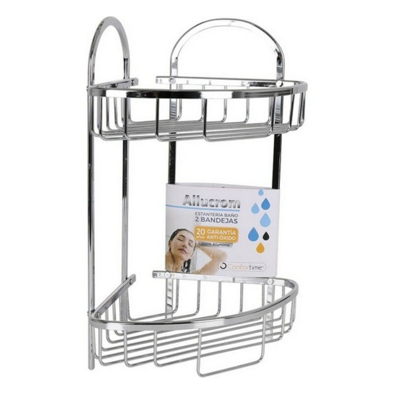 Etagère de salle de bains Confortime Aluminium (23 x 23 x 42 cm) - Acheter à 17,22 € seulement chez Collector's Boutique