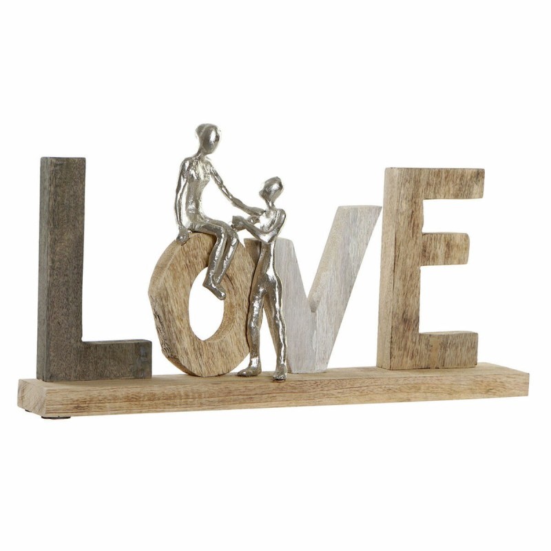 Figurine Décorative DKD Home Decor Love Aluminium (51 x 8 x 26 cm) - Acheter à 40,73 € seulement chez Collector's Boutique