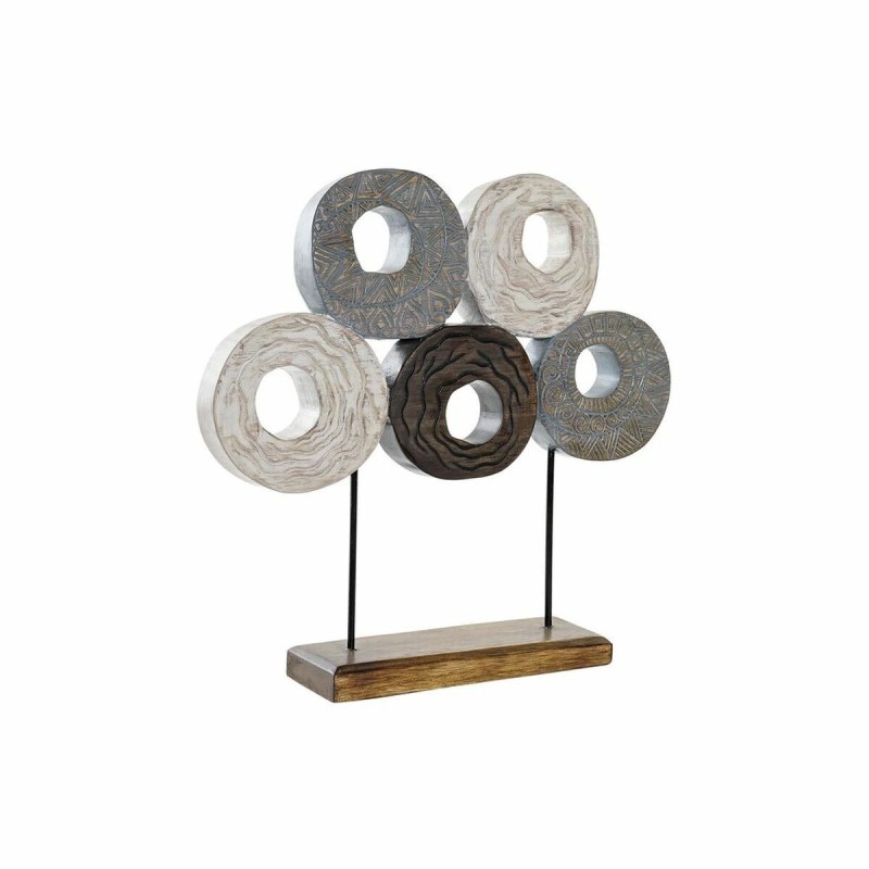 Figurine Décorative DKD Home Decor Multicouleur Fer Cercles (49 x 10 x 47 cm) - Acheter à 54,88 € seulement chez Collector's Bou