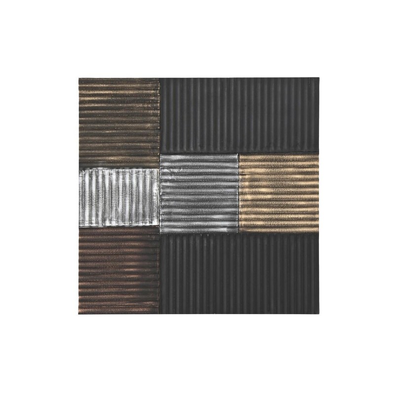 Décoration murale DKD Home Decor Noir Doré Glamour Moderne Bois MDF (91 x 3 x 91 cm) - Acheter à 108,40 € seulement chez Collect