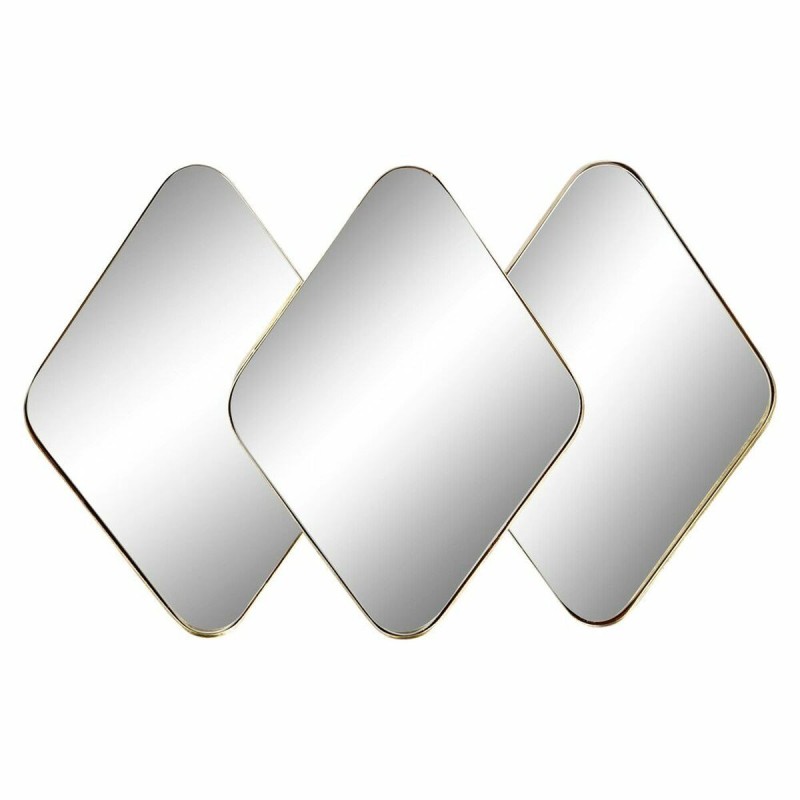 Miroir mural DKD Home Decor Miroir Doré Métal (110 x 6 x 70 cm) - Acheter à 142,69 € seulement chez Collector's Boutique