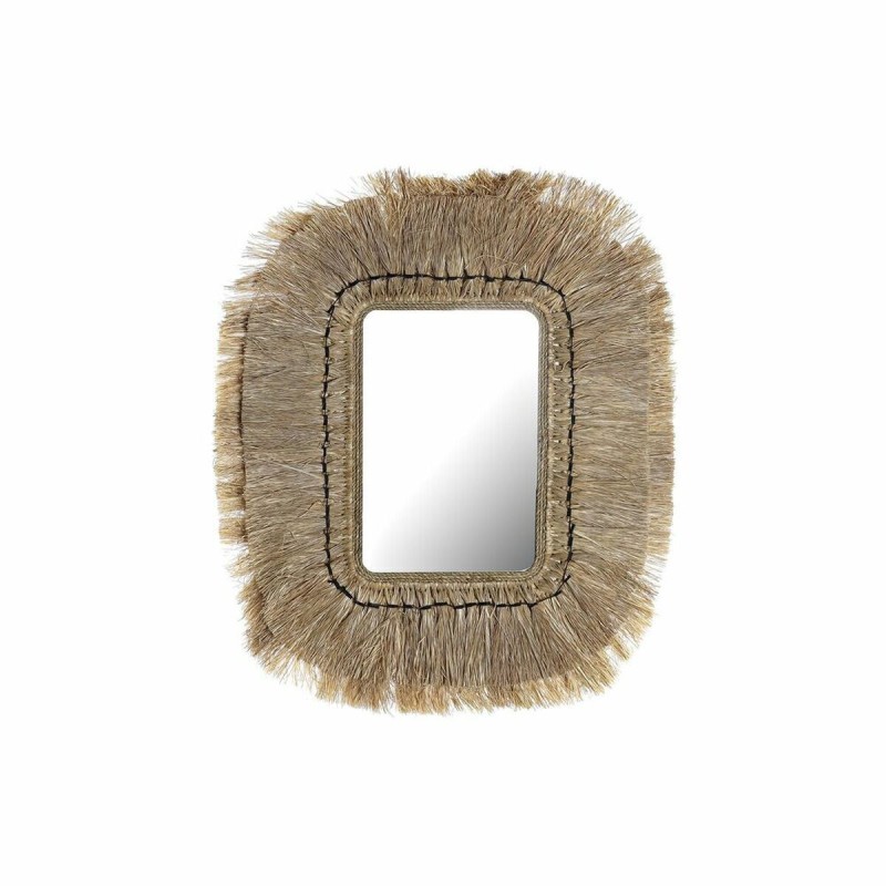 Miroir mural DKD Home Decor Verre Naturel Jute (50 x 2 x 60 cm) - Acheter à 75,16 € seulement chez Collector's Boutique