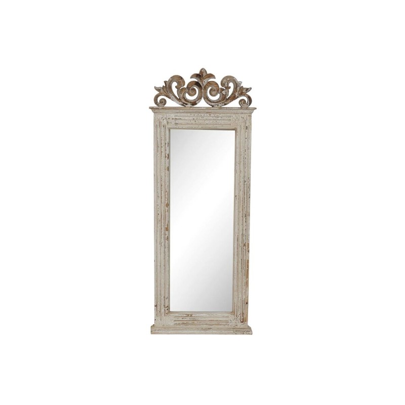 Miroir mural DKD Home Decor Bois Blanc Traditionnel (47 x 6.5 x 119 cm) - Acheter à 104,53 € seulement chez Collector's Boutique