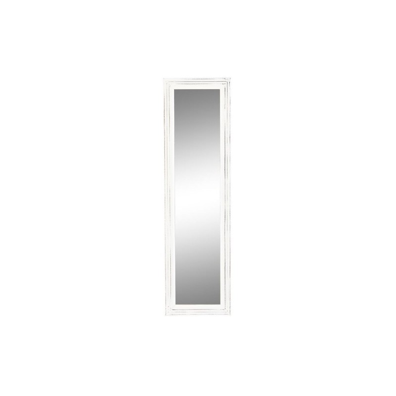 Miroir mural DKD Home Decor Verre Blanc Bois MDF Décapé (160 x 2,5 x 45 cm) - Acheter à 130,13 € seulement chez Collector's Bout