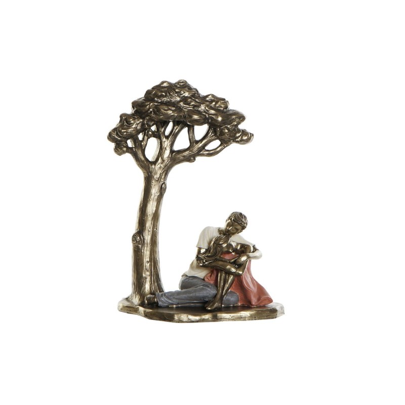 Figurine Décorative DKD Home Decor Arbre Doré Résine Moderne Couple (25,5 x 14 x 33 cm) - Acheter à 36,46 € seulement chez Colle