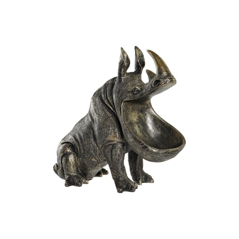 Figurine Décorative DKD Home Decor Cuivre Résine Rhinocéros (31,5 x 17,5 x 30,5 cm) - Acheter à 38,74 € seulement chez Collector