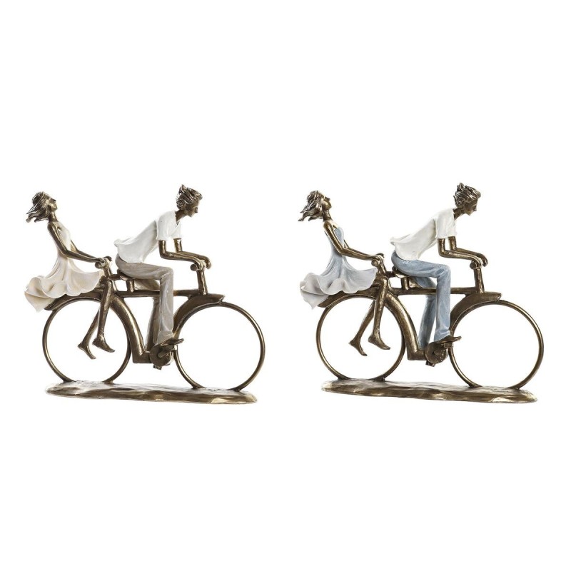 Figurine Décorative DKD Home Decor Cuivre Résine Moderne Couple (27 x 9,5 x 23 cm) (2 Unités) - Acheter à 76,49 € seulement chez