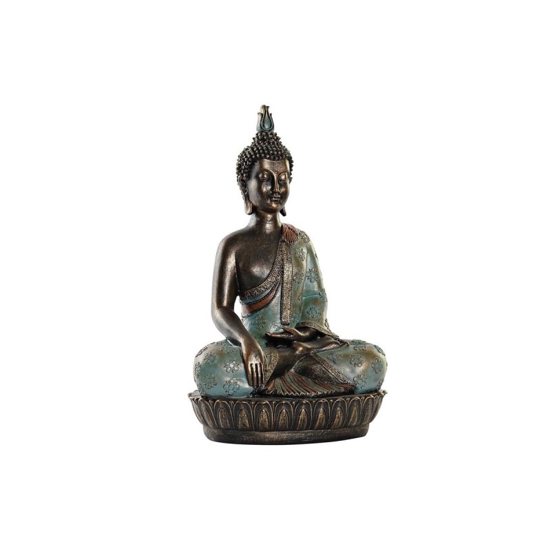 Figurine Décorative DKD Home Decor Buda Turquoise Résine (29 x 20 x 45,5 cm) - Acheter à 48,25 € seulement chez Collector's Bout