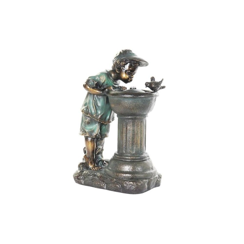 Fontaine de jardin DKD Home Decor Bronze Résine Enfant (40 cm) - Acheter à 164,00 € seulement chez Collector's Boutique