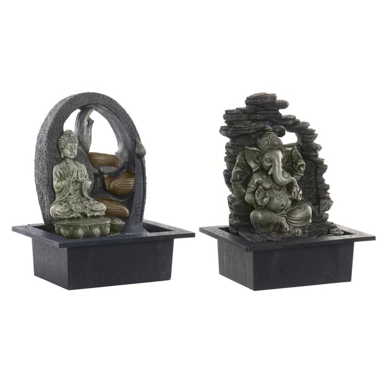 Fontaine de jardin DKD Home Decor Buda Résine Oriental (25 x 20 x 32 cm) (2 Unités) - Acheter à 64,44 € seulement chez Collector