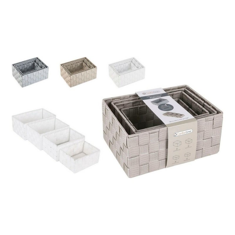 Organisateur polyvalent Confortime Plastique Lot (4 pcs) - Acheter à 8,47 € seulement chez Collector's Boutique