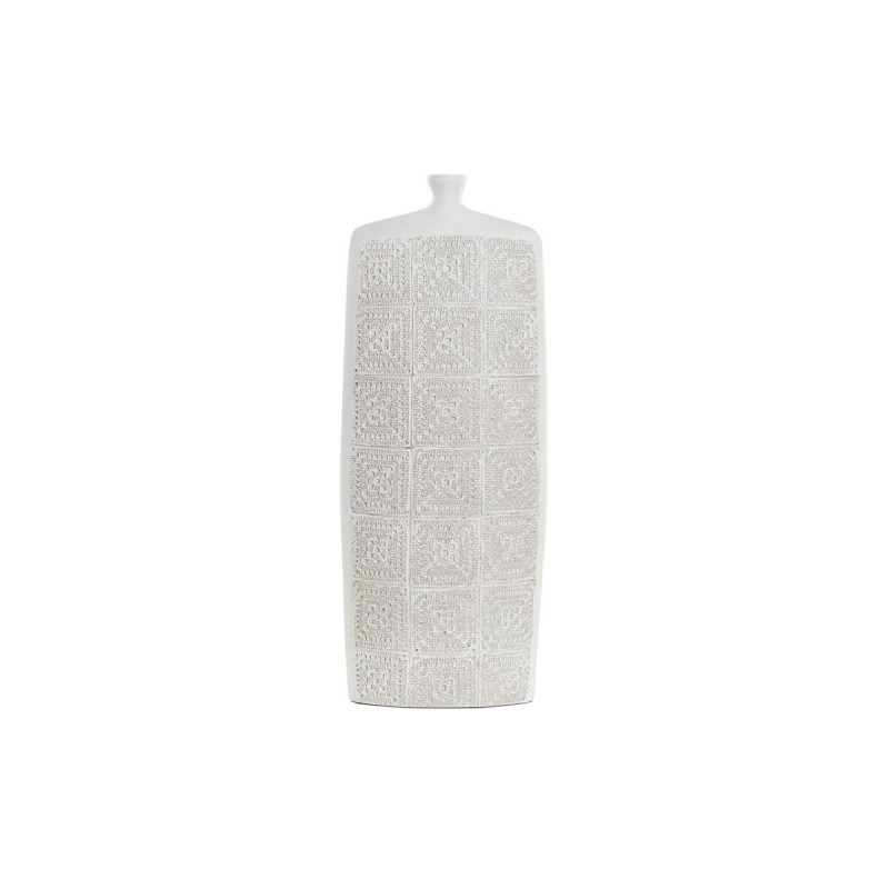 Vase DKD Home Decor Blanc Résine Arabe (23 x 11 x 58 cm) - Acheter à 38,17 € seulement chez Collector's Boutique