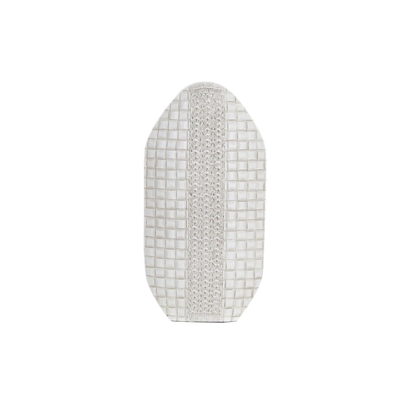 Vase DKD Home Decor Blanc Résine Moderne (18 x 8 x 36 cm) - Acheter à 20,36 € seulement chez Collector's Boutique