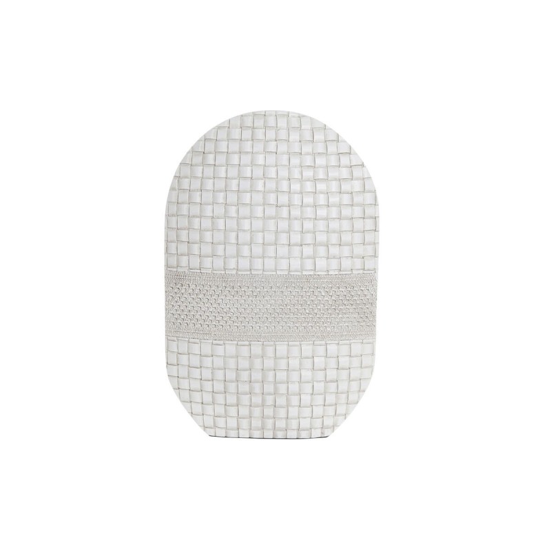 Vase DKD Home Decor Blanc Résine Moderne (30 x 10 x 45 cm) - Acheter à 37,51 € seulement chez Collector's Boutique