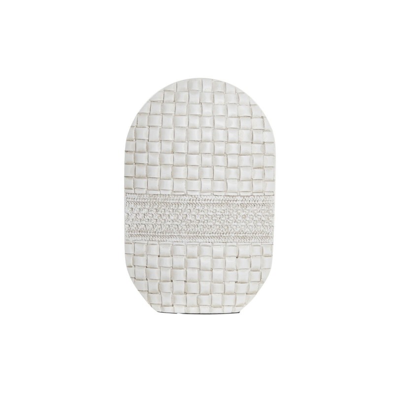 Vase DKD Home Decor Blanc Résine Moderne (18 x 6 x 28 cm) - Acheter à 15,56 € seulement chez Collector's Boutique