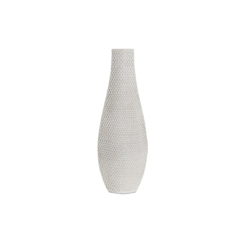 Vase DKD Home Decor Blanc Résine Moderne (20 x 10 x 57 cm) - Acheter à 31,43 € seulement chez Collector's Boutique