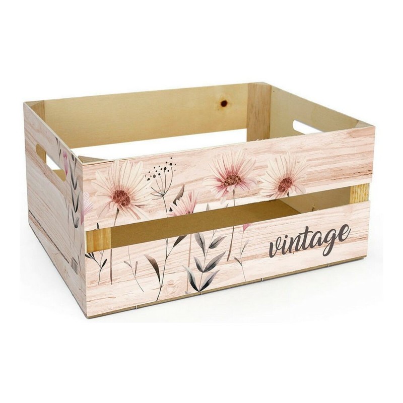 Boîte de rangement Confortime Vintage Bois (32 x 24,5 x 14 cm) - Acheter à 6,19 € seulement chez Collector's Boutique