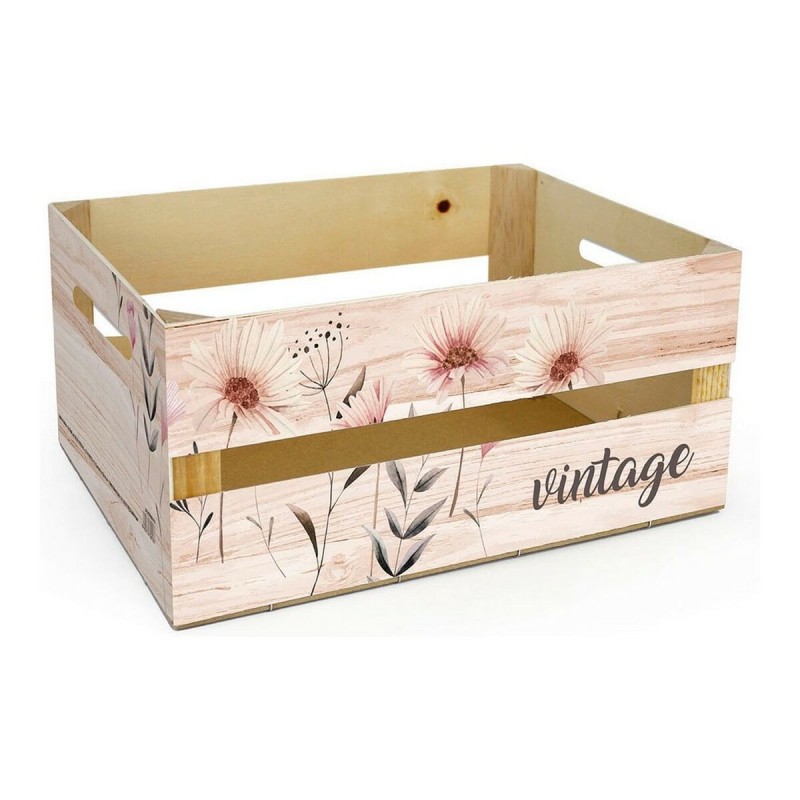 Boîte de rangement Confortime Vintage Bois (39 x 29 x 15 cm) - Acheter à 5,15 € seulement chez Collector's Boutique