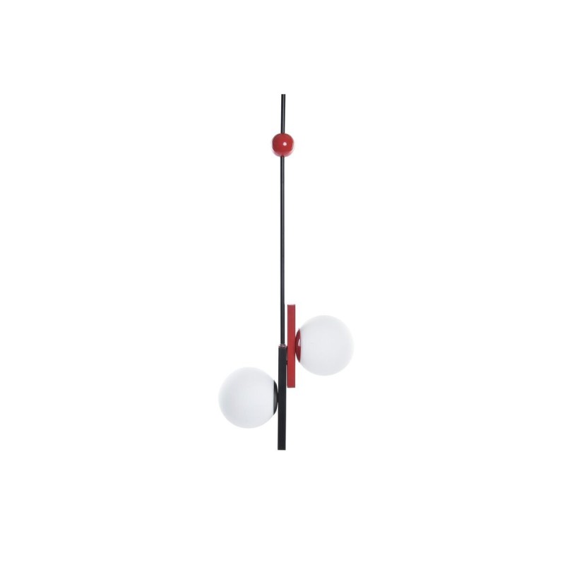 Suspension DKD Home Decor Rouge Noir Blanc 40W 220 V (44 x 44 x 120 cm) - Acheter à 72,43 € seulement chez Collector's Boutique