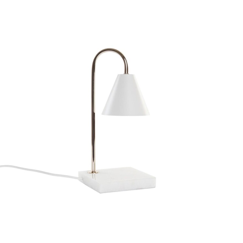 Lampe de bureau DKD Home Decor Doré Blanc (15 x 15 x 33 cm) - Acheter à 43,28 € seulement chez Collector's Boutique