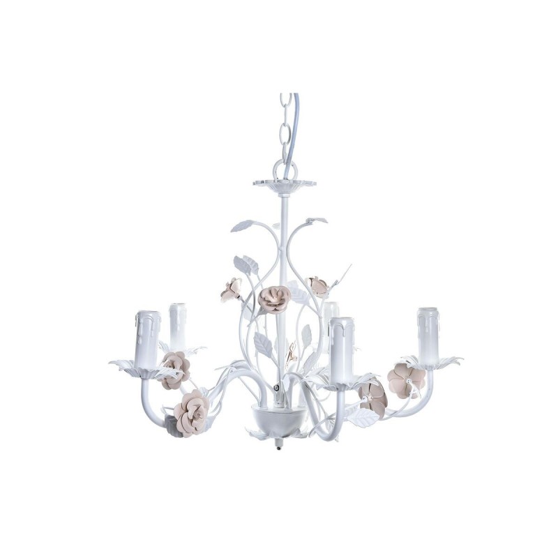 Suspension DKD Home Decor 25W Rose Blanc 220 V (49 x 47 x 37 cm) - Acheter à 67,70 € seulement chez Collector's Boutique