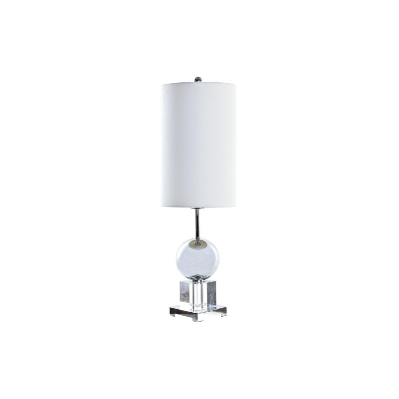 Lampe de bureau DKD Home Decor Argenté Blanc 220 V 50 W Moderne (25 x 25 x 78 cm) - Acheter à 100,37 € seulement chez Collector'