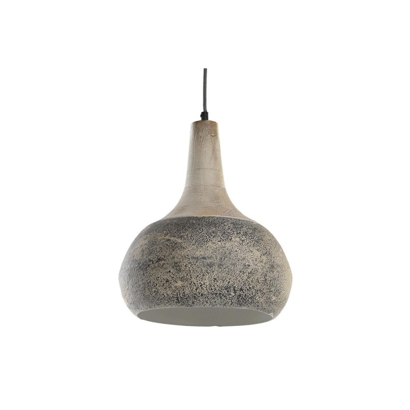 Suspension DKD Home Decor Beige Gris foncé 50 W (29 x 29 x 37 cm) - Acheter à 75,17 € seulement chez Collector's Boutique