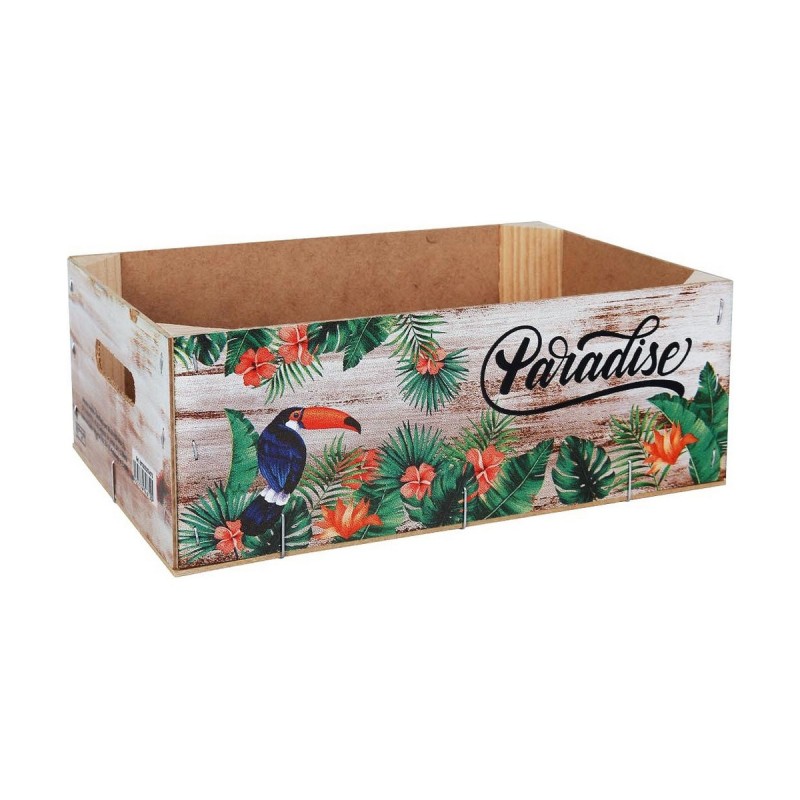 Boîte de rangement Confortime Paradise 30 x 20 x 10 cm Bois - Acheter à 4,92 € seulement chez Collector's Boutique