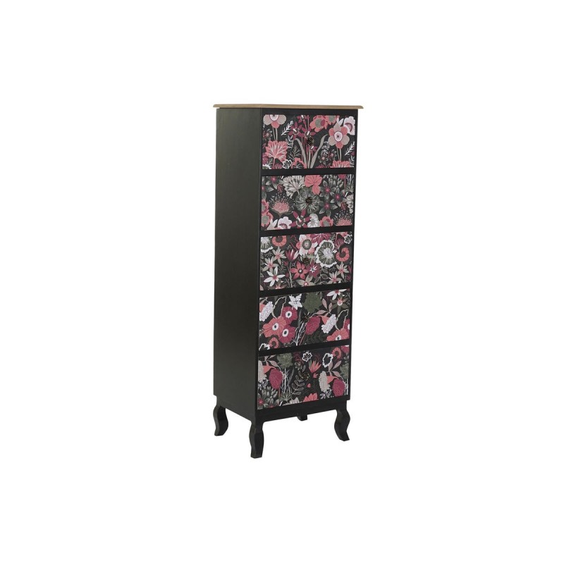 Caisson à Tiroirs DKD Home Decor Noir Rose Marron MDF (40 x 30,5 x 114,5 cm) - Acheter à 129,04 € seulement chez Collector's Bou