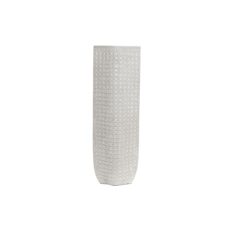 Vase DKD Home Decor Blanc Résine Moderne (20 x 12 x 58 cm) - Acheter à 36,46 € seulement chez Collector's Boutique