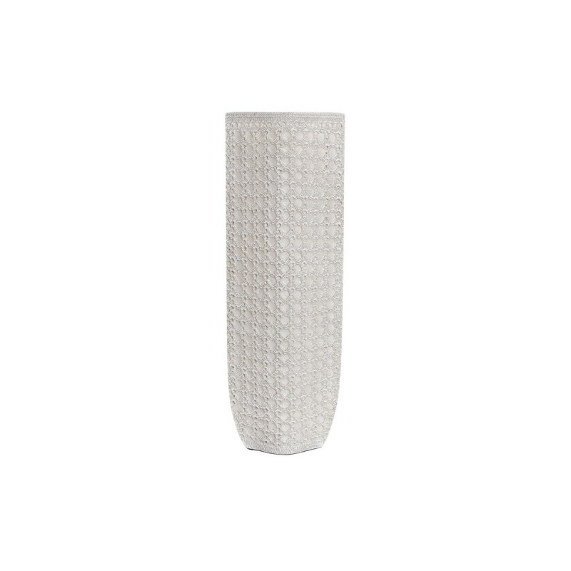 Vase DKD Home Decor Blanc Résine Moderne (17 x 10 x 47 cm) - Acheter à 26,88 € seulement chez Collector's Boutique