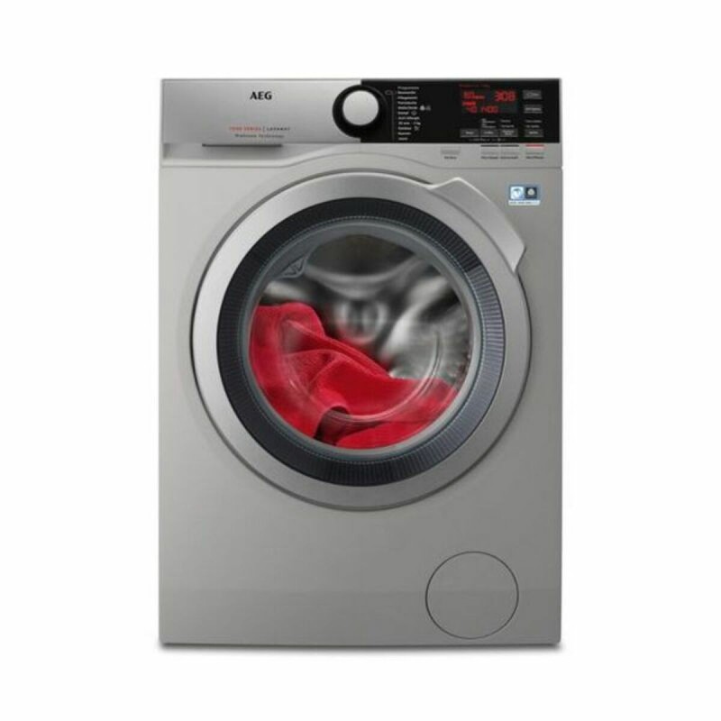 Machine à laver Aeg L7FEE842S  Acier inoxydable 8 kg 1400 rpm - Acheter à 634,43 € seulement chez Collector's Boutique