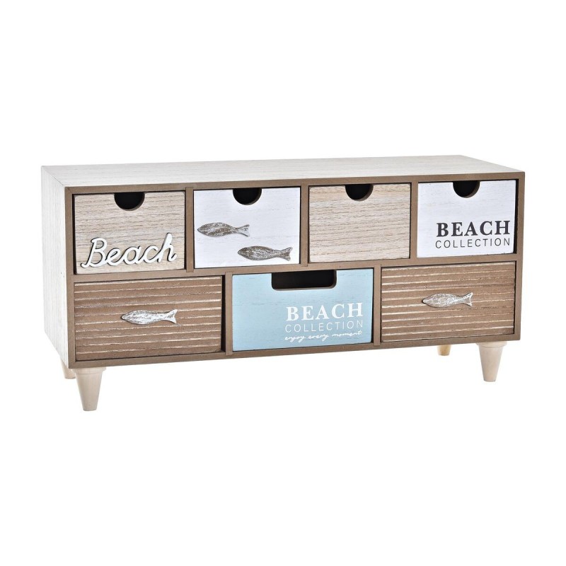 Boîte à bijoux DKD Home Decor Bois Plage (40 x 16 x 19 cm) - Acheter à 36,46 € seulement chez Collector's Boutique