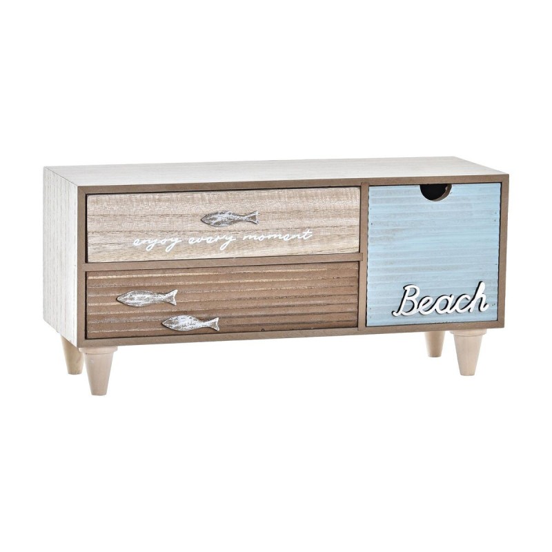 Boîte à bijoux DKD Home Decor Bois Plage (34 x 13 x 16 cm) - Acheter à 20,29 € seulement chez Collector's Boutique