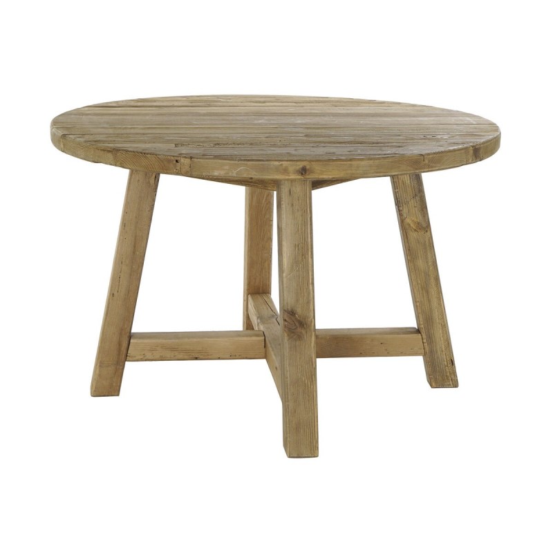 Table de Salle à Manger DKD Home Decor Naturel Pin (120 x 120 x 76 cm) - Acheter à 477,16 € seulement chez Collector's Boutique