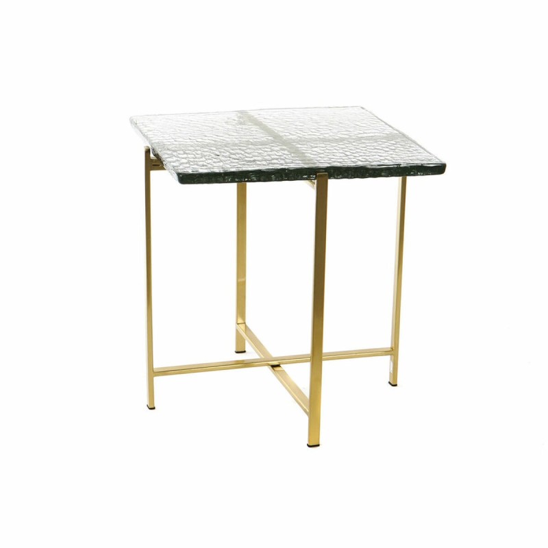 Table d'appoint DKD Home Decor Verre Doré Métal (48 x 47,5 x 49 cm) - Acheter à 109,74 € seulement chez Collector's Boutique